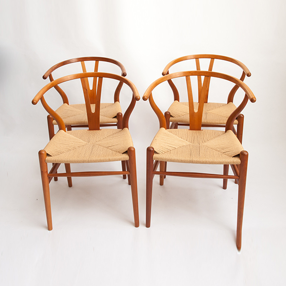 Wishbone chairs, model CH 24